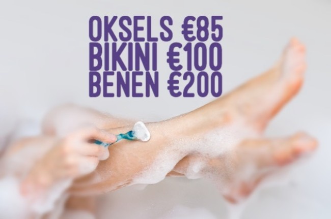 Laserontharen aanbieding